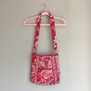 Vera Bradley Hipster Rosys Posies Paisley Shoulder Cross Body Bag